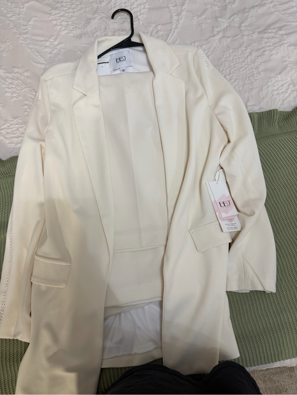 Ivory Women's Longline Blazer Large and M pants